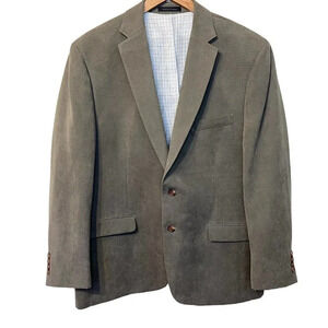 LAUREN Ralph Lauren Vintage‎ Blazer Jacket Brown Tan Sports Coat 46R Soft